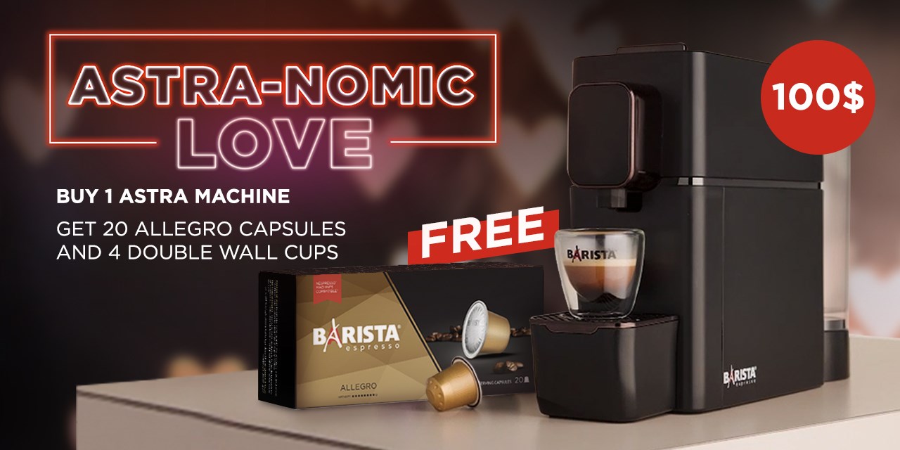 VALENTINE ♥ - Barista Espresso | Coffee Capsules, Machines 